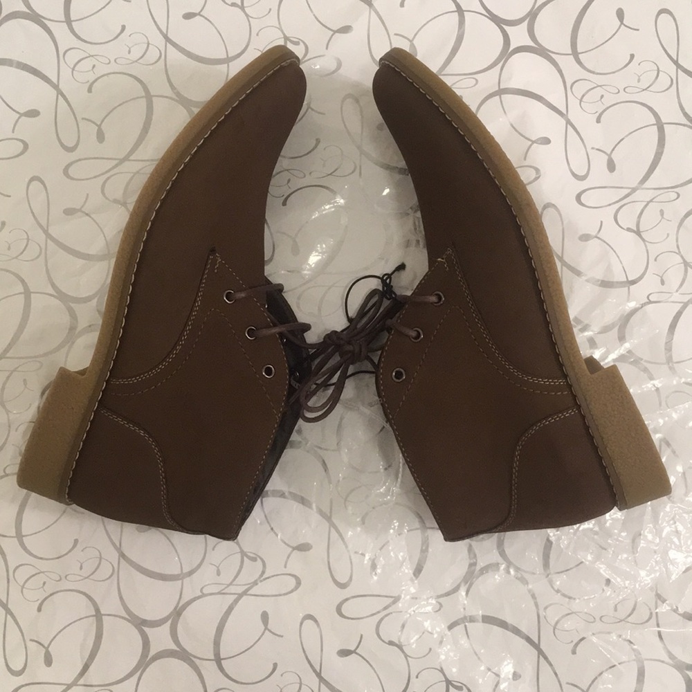 Brown Faux Suede Chukka Boot 9 NWT - Picture 6 of 6